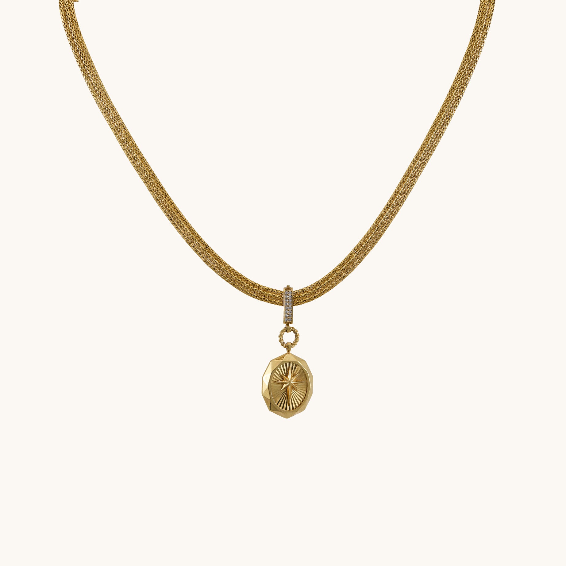 Hasır Zincir Tasarım Kolye