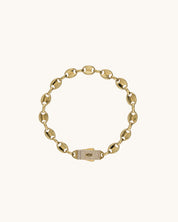 Taşlı Toka Detaylı Yassı Bileklik