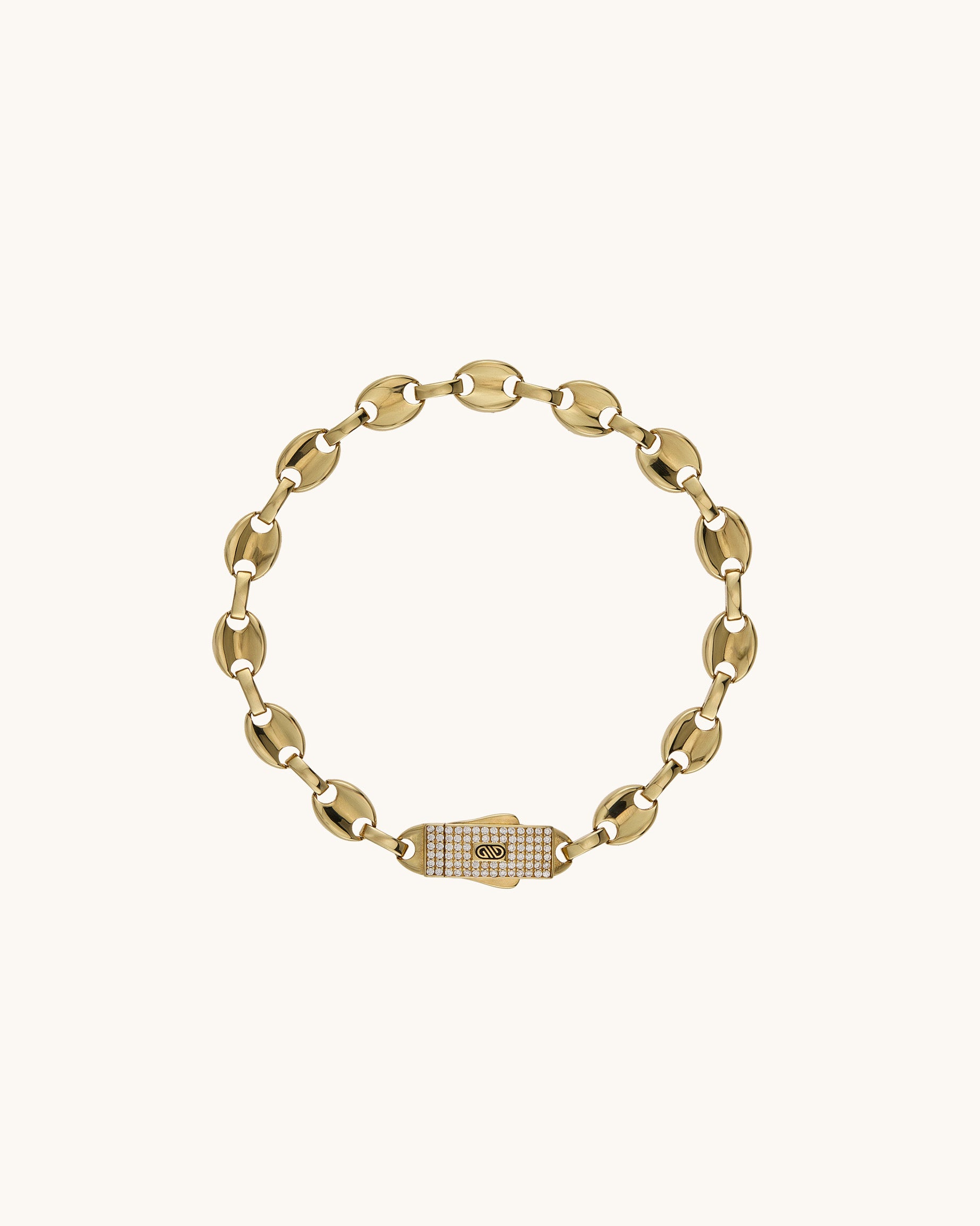 Taşlı Toka Detaylı Yassı Bileklik