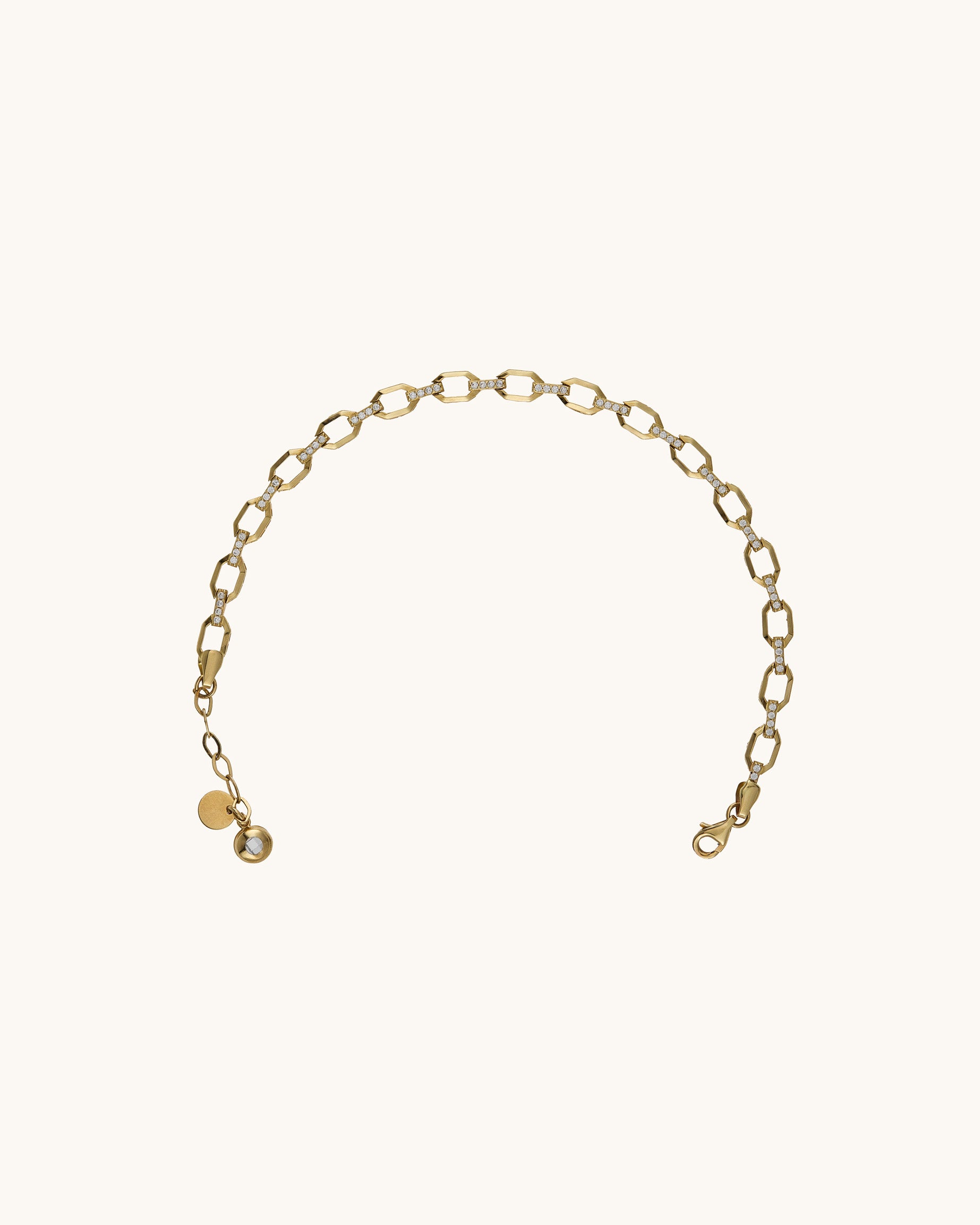 Geometrik Bakla Zincir Bileklik