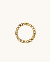Modern Dokulu Karma Zincir Altın Bileklik - GOLD