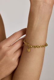 Üçlü Geometrik Mineli Modern Bileklik