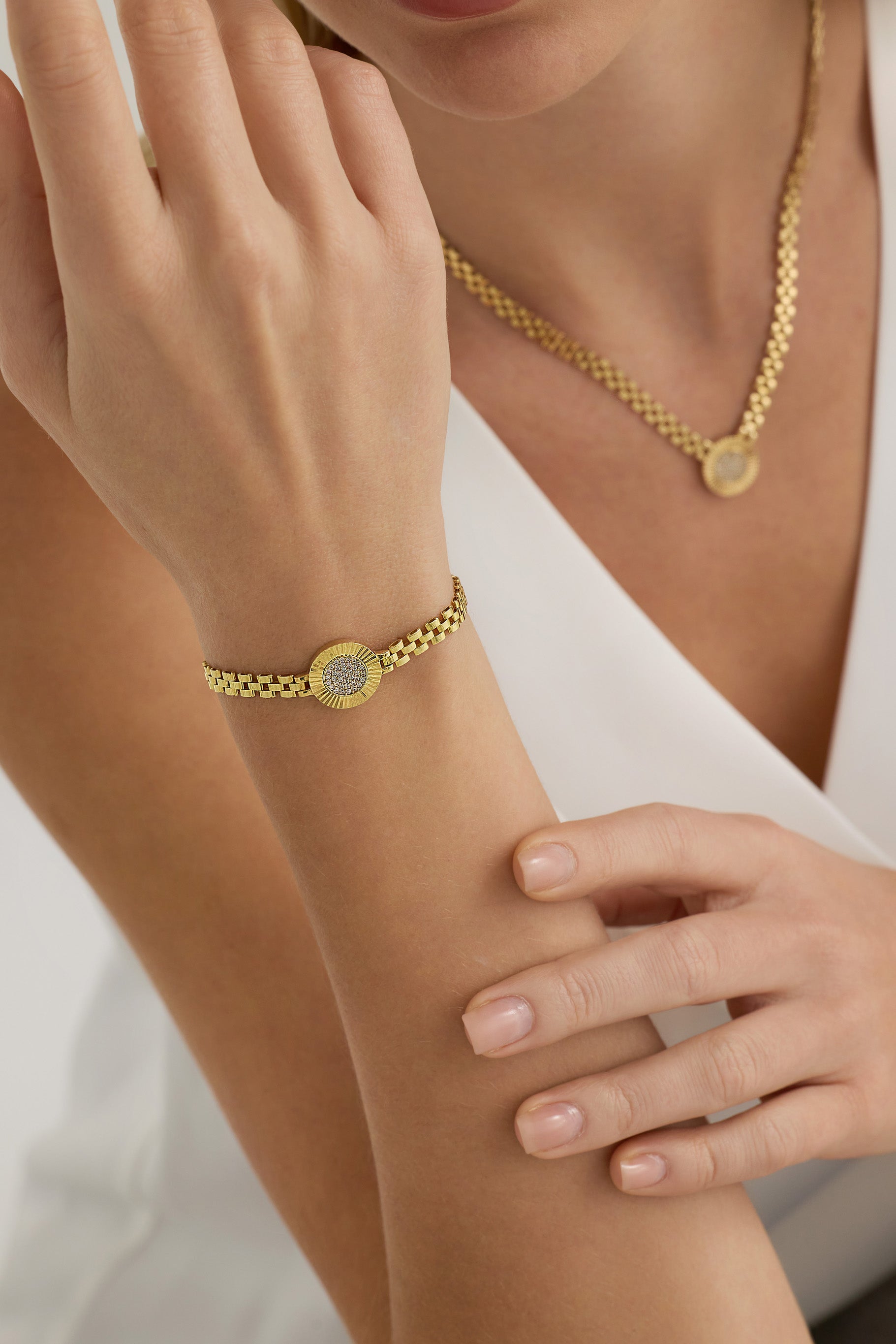 Güneş Figürlü Modern Kelepçe Model Bileklik