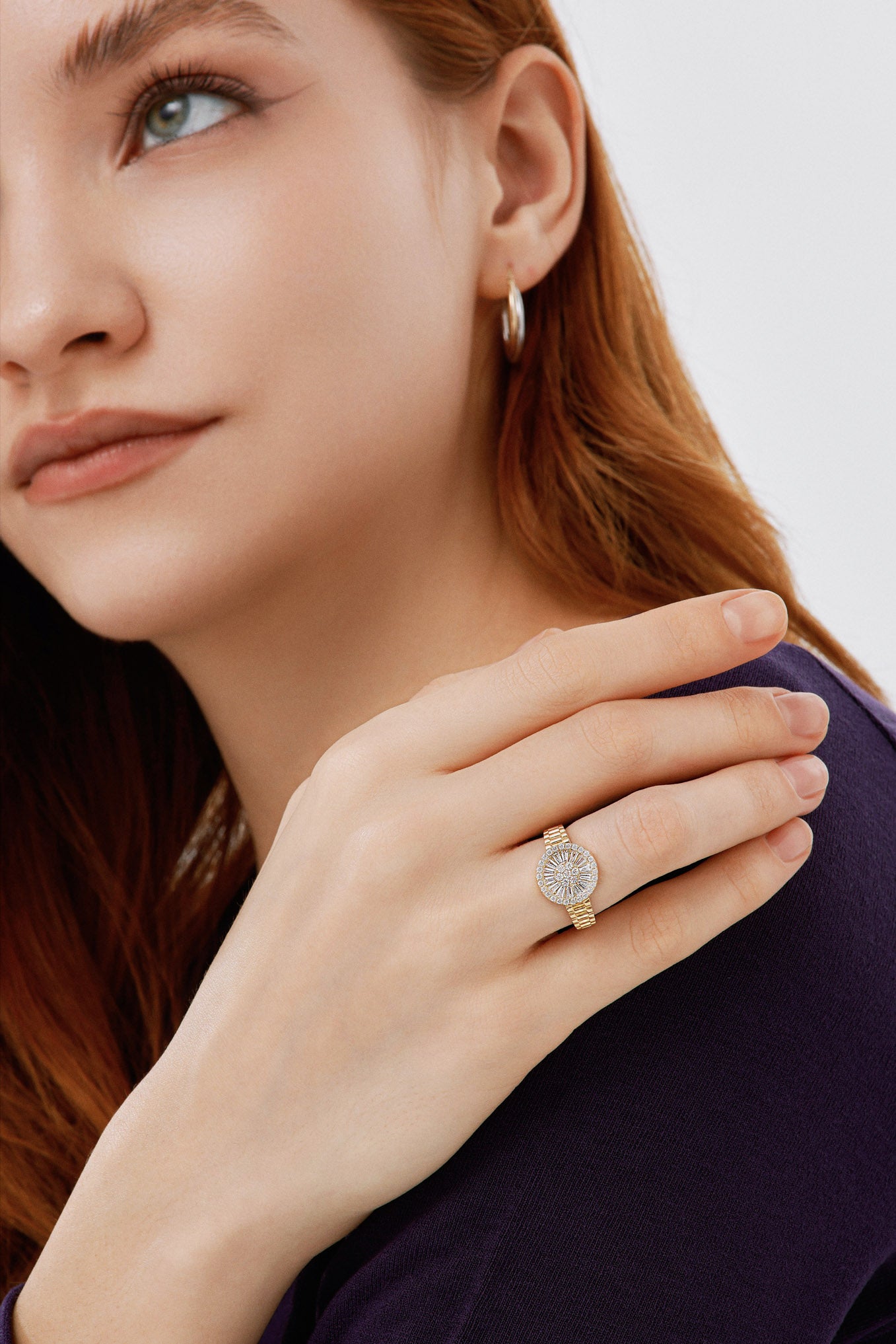 Taşlı Tasarım Yüzük