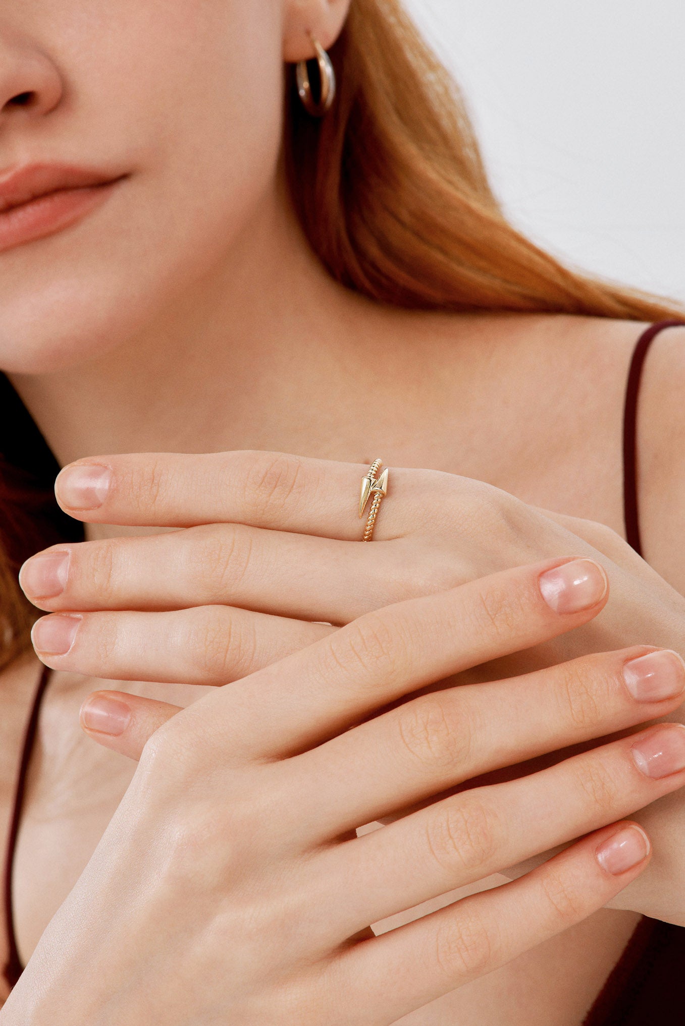 İkili Ok Tasarım Yüzük