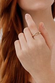 Minimal Burgu Tasarım Yüzük