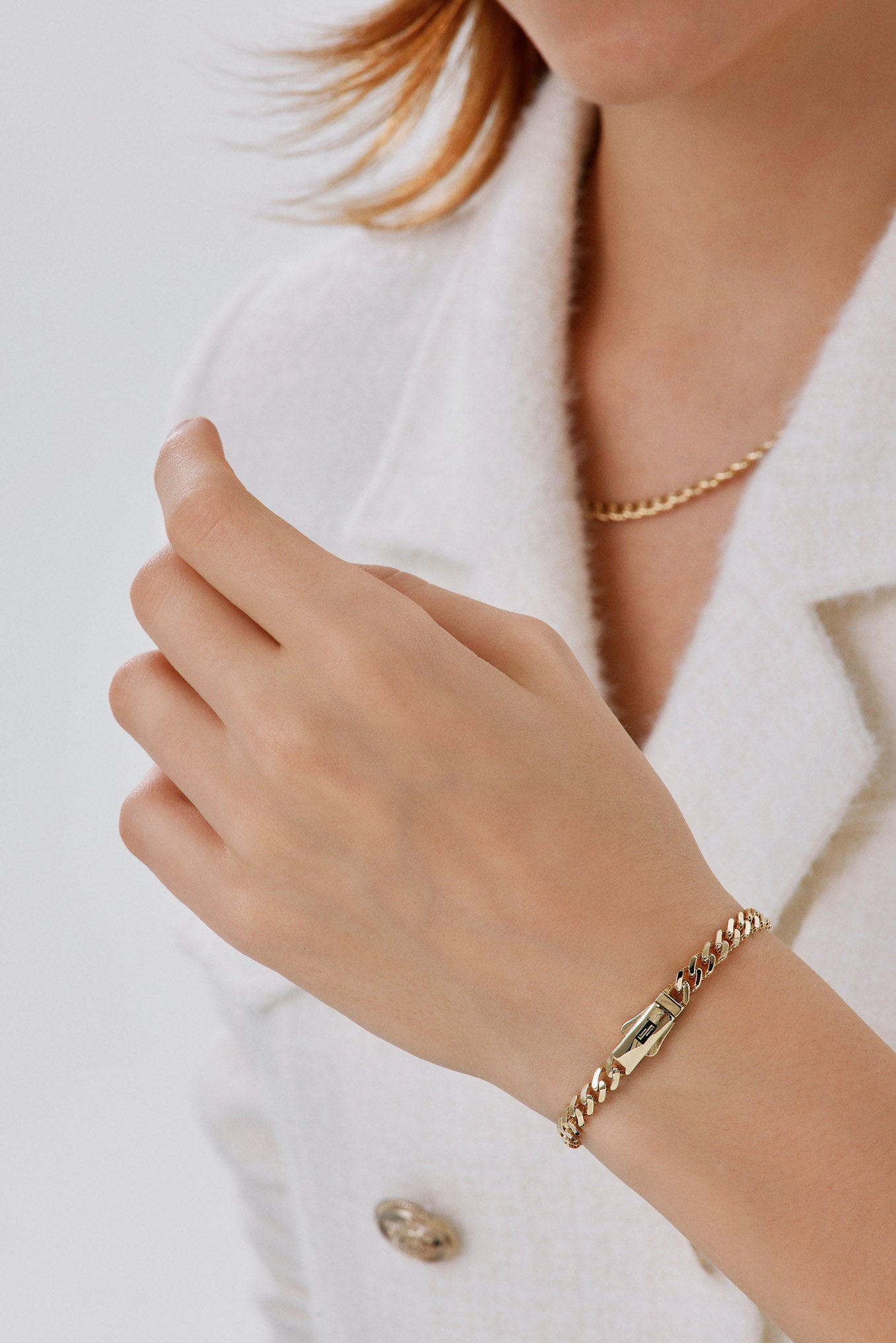 Sade Lüks Zincir Bileklik