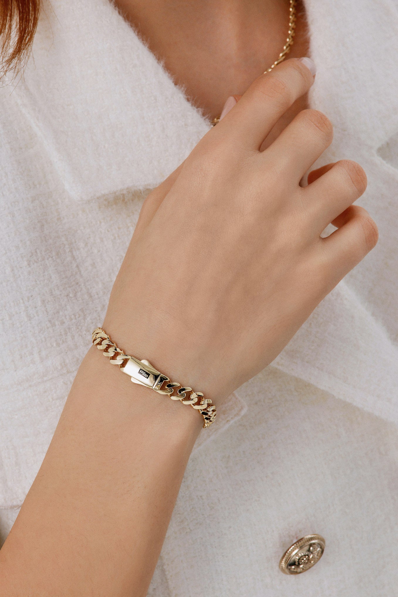 Sade Lüks Zincir Bileklik