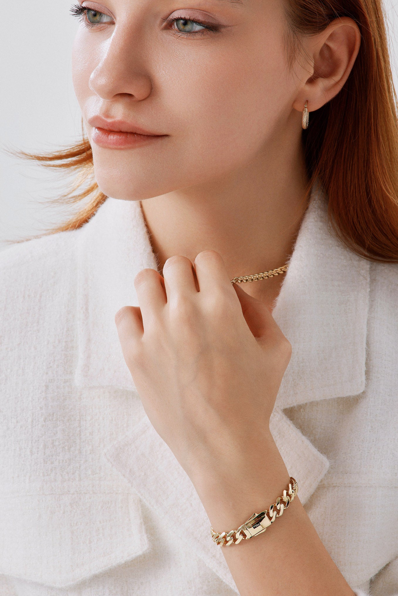 Sade Lüks Zincir Bileklik