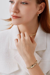 Sade Lüks Zincir Bileklik