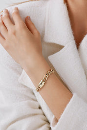 Sade Lüks Zincir Bileklik