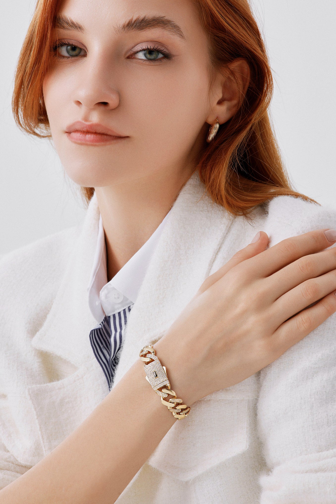 Zincir Taşlı Lüks Bileklik