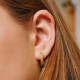Sophia Diamond Cut Hoops Earrings